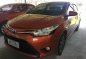 Orange Toyota Vios 2016 Manual Gasoline for sale-2