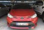 Red Toyota Vios 2016 for sale in Parañaque-1