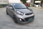 Grey Kia Picanto 2013 Hatchback Manual Gasoline for sale in Manila-2