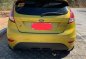Yellow Ford Fiesta 2016 Hatchback Automatic Gasoline for sale in Manila-3