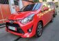 Red Toyota Wigo 2018 Hatchback Automatic Gasoline for sale in Manila-0