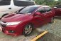 Red Honda City 2017 Sedan at 42000 km for sale -3