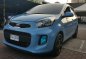 Sell Blue 2016 Kia Picanto Manual in Pasig City-0