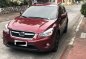 Red Subaru Xv 2015 at 27000 km for sale in Marikina-1