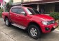 Red Mitsubishi Strada 2014 Automatic Diesel for sale -2