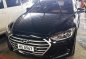 Black Hyundai Elantra 2016 Sedan Automatic Gasoline for sale-0