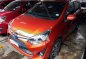 Orange Toyota Wigo 2018 Manual Gasoline for sale -2