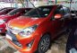 Orange Toyota Wigo 2018 Manual Gasoline for sale -3