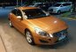 Orange Volvo S60 2011 Automatic Gasoline for sale-0