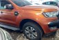 Selling Orange Ford Ranger 2018 at 8000 km -1