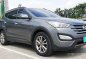 Grey Hyundai Santa Fe 2013 at 50000 km for sale-0