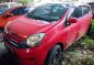 Selling Red Toyota Wigo 2016 Manual Gasoline at 7000 km -1