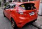 Sell Orange 2015 Ford Fiesta Hatchback at 31000 km -3
