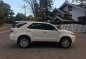 White Toyota Fortuner 2010 Automatic Diesel for sale-2
