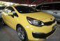 Sell Yellow 2017 Kia Rio in Quezon City -0