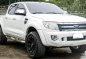 Sell White 2013 Ford Ranger at 44000 km -0