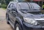 Black Toyota Fortuner 2012 for sale in Santa Cruz-1