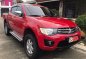 Red Mitsubishi Strada 2014 Automatic Diesel for sale -1