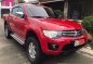 Red Mitsubishi Strada 2014 Automatic Diesel for sale -8