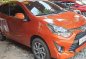 Orange Toyota Wigo 2019 Manual Gasoline for sale -0