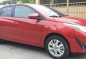 Red Toyota Vios 2018 Manual Gasoline for sale-0