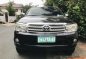 Black Toyota Fortuner 2009 Automatic Gasoline for sale -1