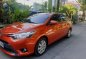 Selling Orange Toyota Vios 2015 Manual Gasoline at 43000 km-1