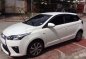 White Toyota Yaris 2016 at 51000 km for sale-0