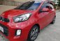 Red Kia Picanto 2016 for sale in Quezon City -1