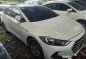 White Hyundai Elantra 2018 Manual Gasoline for sale-0