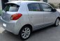 Silver Mitsubishi Mirage 2014 for sale in Meycauayan-3
