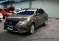 Brown Nissan Almera 2016 at 56000 km for sale -2