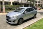 Silver Mitsubishi Mirage G4 2015 Automatic Gasoline for sale -8