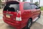 Red Toyota Innova 2010 Manual Diesel for sale-4