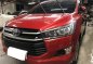 Red Toyota Innova 2018 Manual Diesel for sale -1