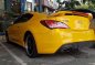 Yellow Hyundai Genesis 2013 Coupe Automatic Gasoline for sale-1