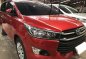 Red Toyota Innova 2018 Manual Diesel for sale -0