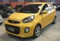 Sell Yellow 2017 Kia Picanto Manual Gasoline -1