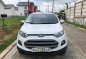 White Ford Ecosport 2018 Manual Gasoline for sale-1