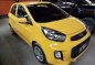 Yellow Kia Picanto 2016 Manual Gasoline for sale in Quezon City-0