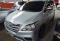 Silver  Toyota Innova 2016 Automatic for sale -2