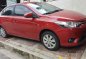 Sell Red 2016 Toyota Vios at 9000 km-0