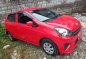 Red Toyota Wigo 2016 Manual Gasoline for sale -1