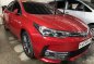 Selling Red Toyota Corolla Altis 2018 Manual Gasoline-0