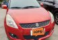 Red Suzuki Swift 2015 Manual Gasoline for sale-0