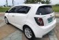 White Chevrolet Sonic 2013 Automatic Gasoline for sale -6