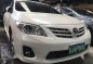 Sell Pearlwhite 2013 Toyota Corolla Altis in Quezon City -2