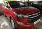 Red Toyota Innova 2019 Manual for sale -0