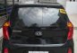 Black Kia Picanto 2016 Manual Gasoline for sale -1