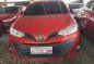 Red Toyota Vios 2018 Manual Gasoline for sale -1